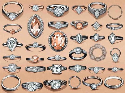 Peachy Perfect: 14 Engagement Rings to Pin on Your Boards