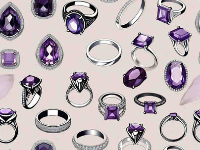 Mesmerizing Amethyst Engagement Rings