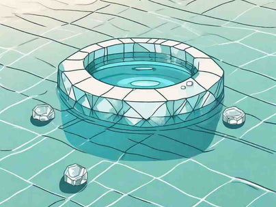 Can diamonds be damaged by exposure to chlorine in swimming pools?