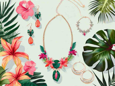 Choosing Wedding Jewelry for a Tropical Garden Wedding