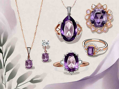 Amethyst Wedding Jewelry: Purple Passion for Brides