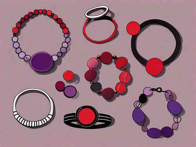 Passionate Jewelry Colors: Reds, Purples, and Blacks