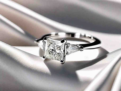 Discover the Beauty of Simple Princess Cut Engagement Rings