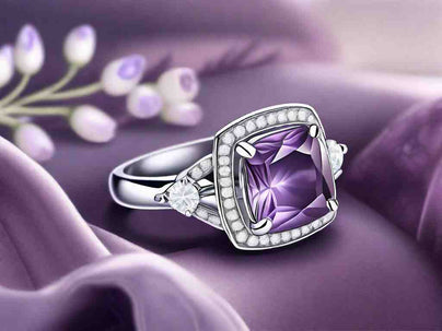 The Perfect Purple Wedding Ring for Your Special Day