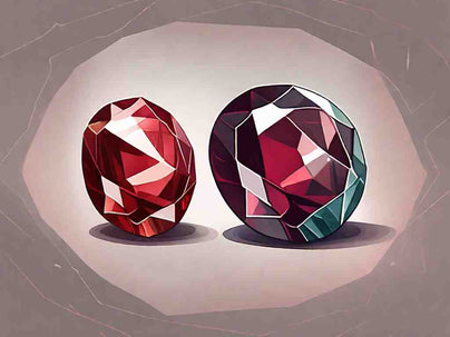 Comparing Garnet and Ruby Colors