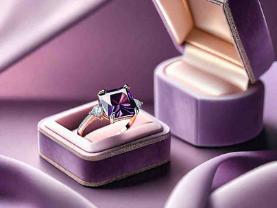 Stunning Purple Diamond Rings: The Perfect Gift for a Special Someone