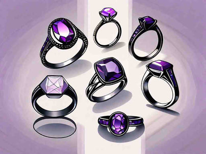 Gorgeous Purple Stone Rings to Enhance Your Look