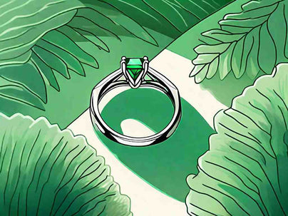 The Perfect Green Stone Engagement Ring for Your Special Someone