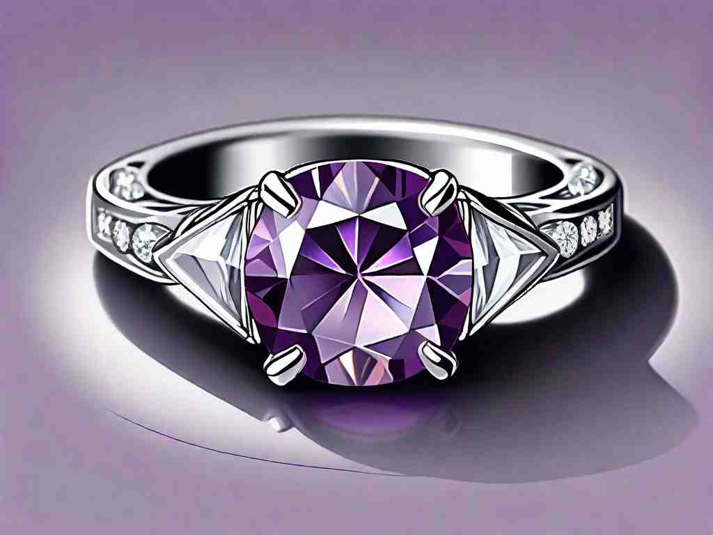 The Beauty of Purple Diamond Engagement Rings