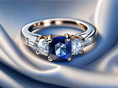 A Perfect Match: The Beauty of a Blue Sapphire Wedding Ring