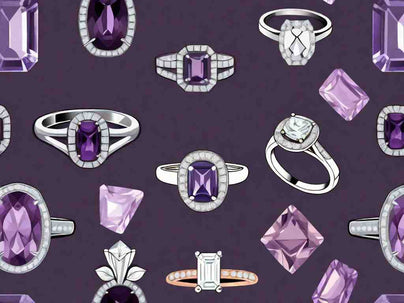 Captivating Amethyst Engagement Rings