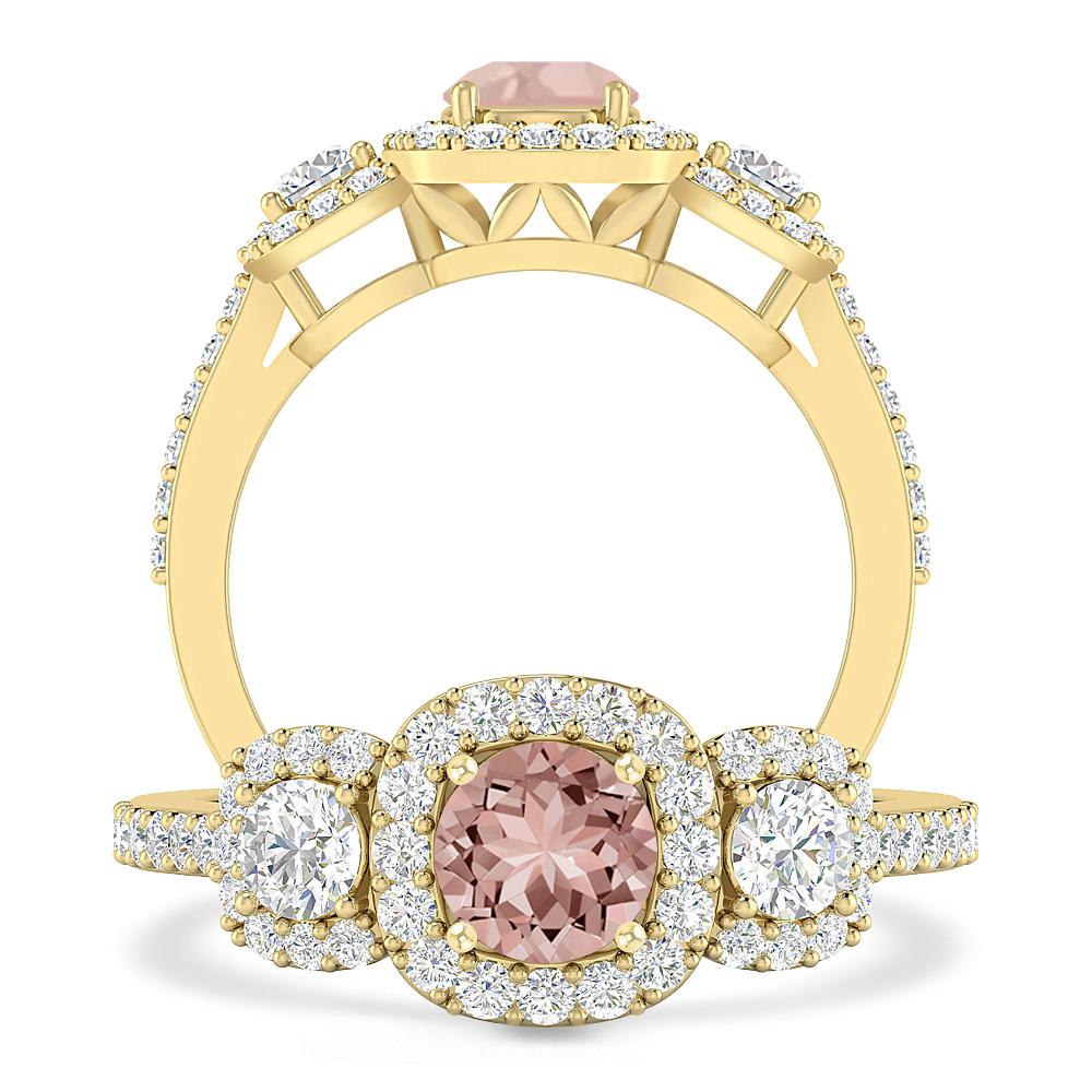 Yellow Gold - Morganite