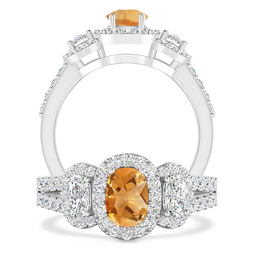 White Gold - Citrine