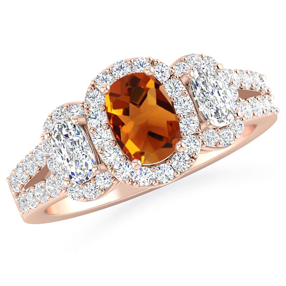 Rose Gold - Citrine