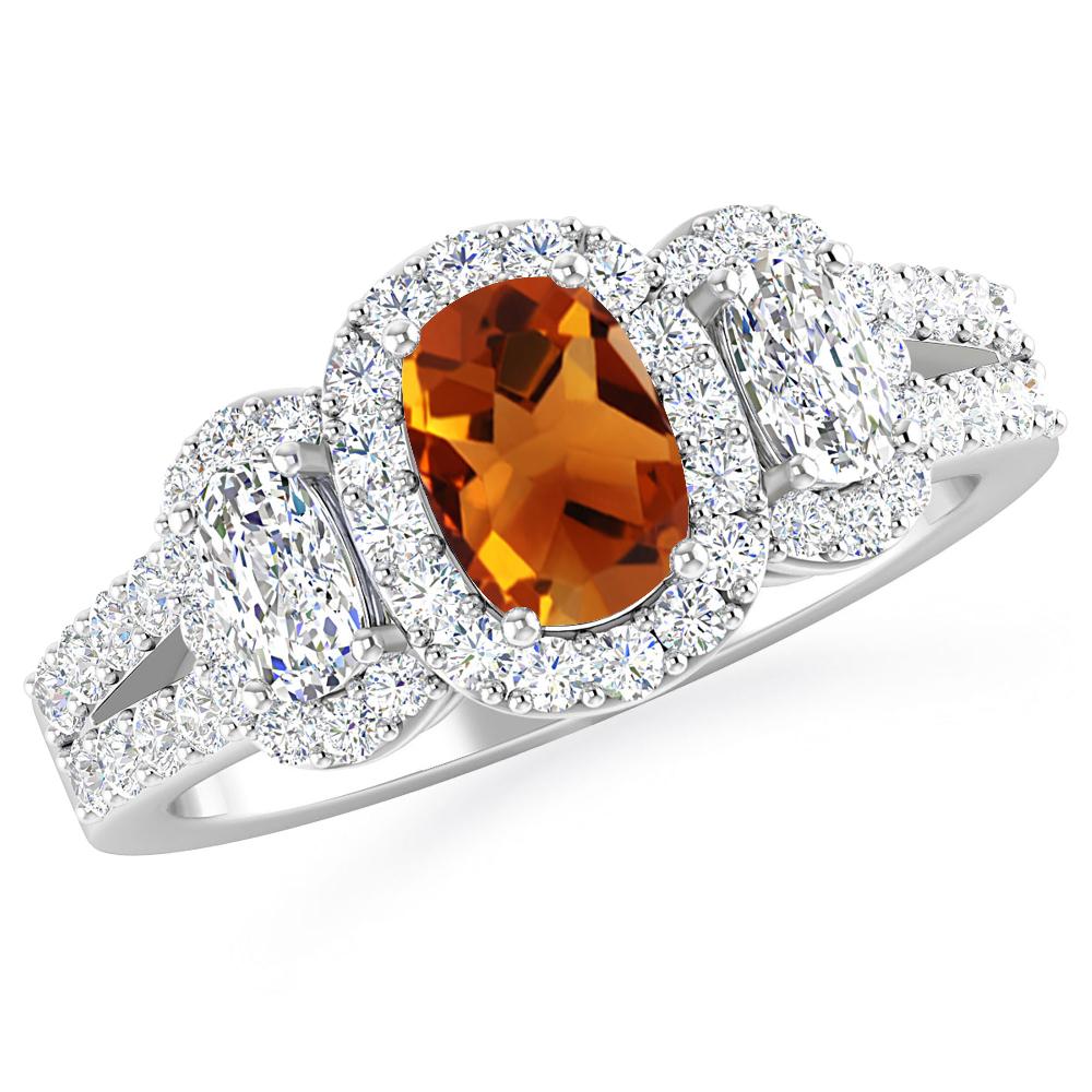 White Gold - Citrine