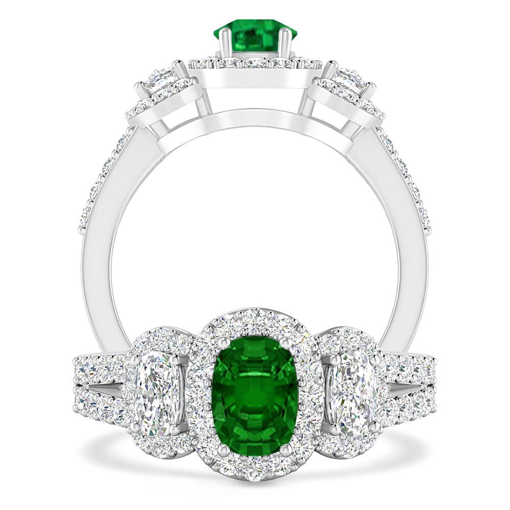 White Gold - Emerald