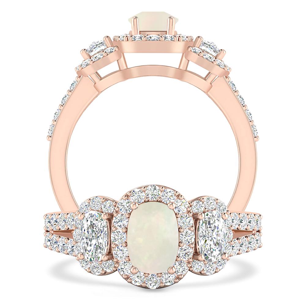 Rose Gold - Opal