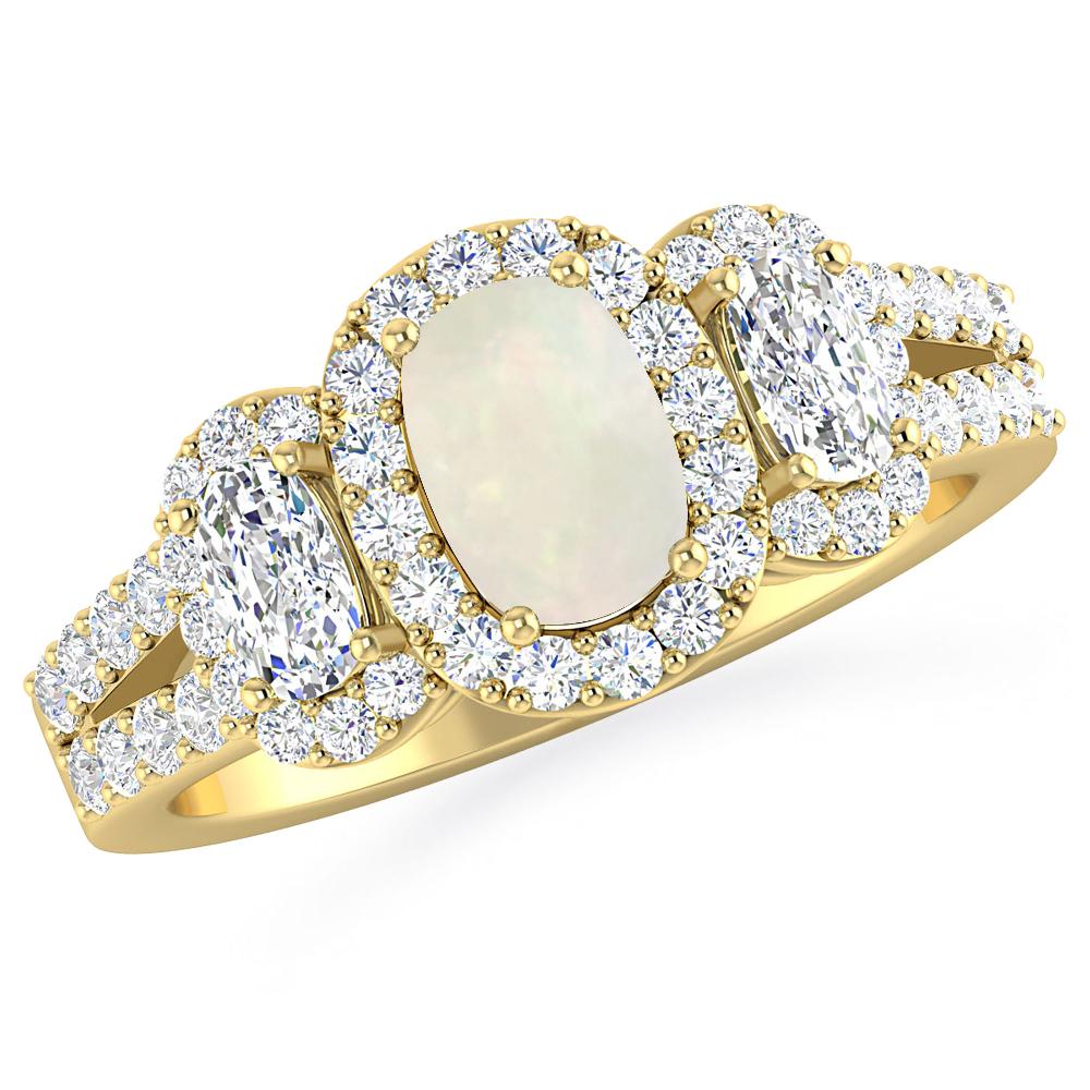 Yellow Gold - Opal