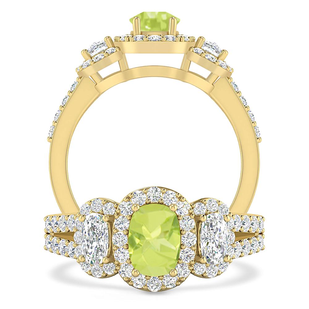 Yellow Gold - Peridot