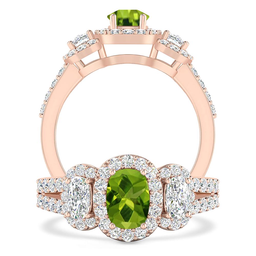 Rose Gold - Peridot