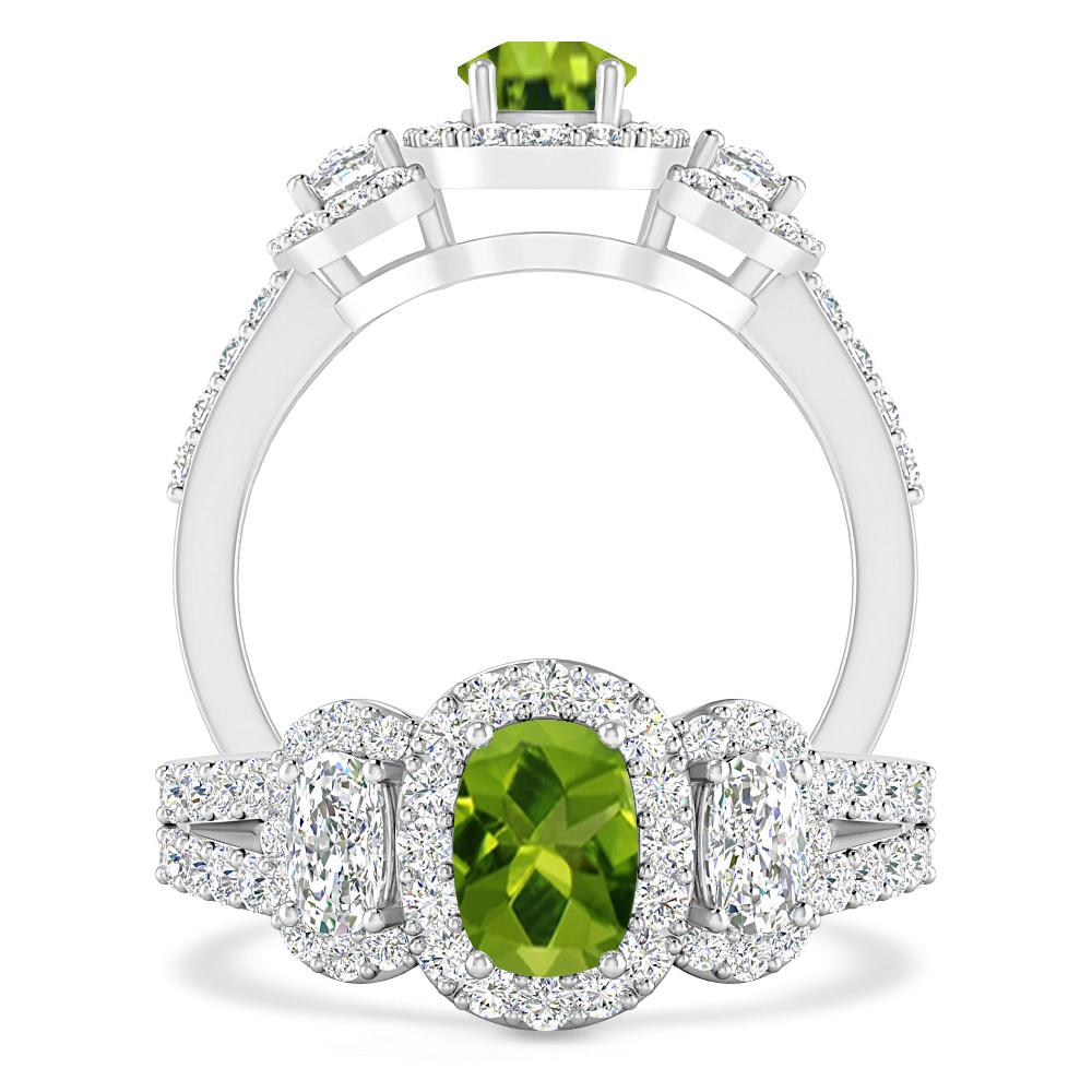 White Gold - Peridot