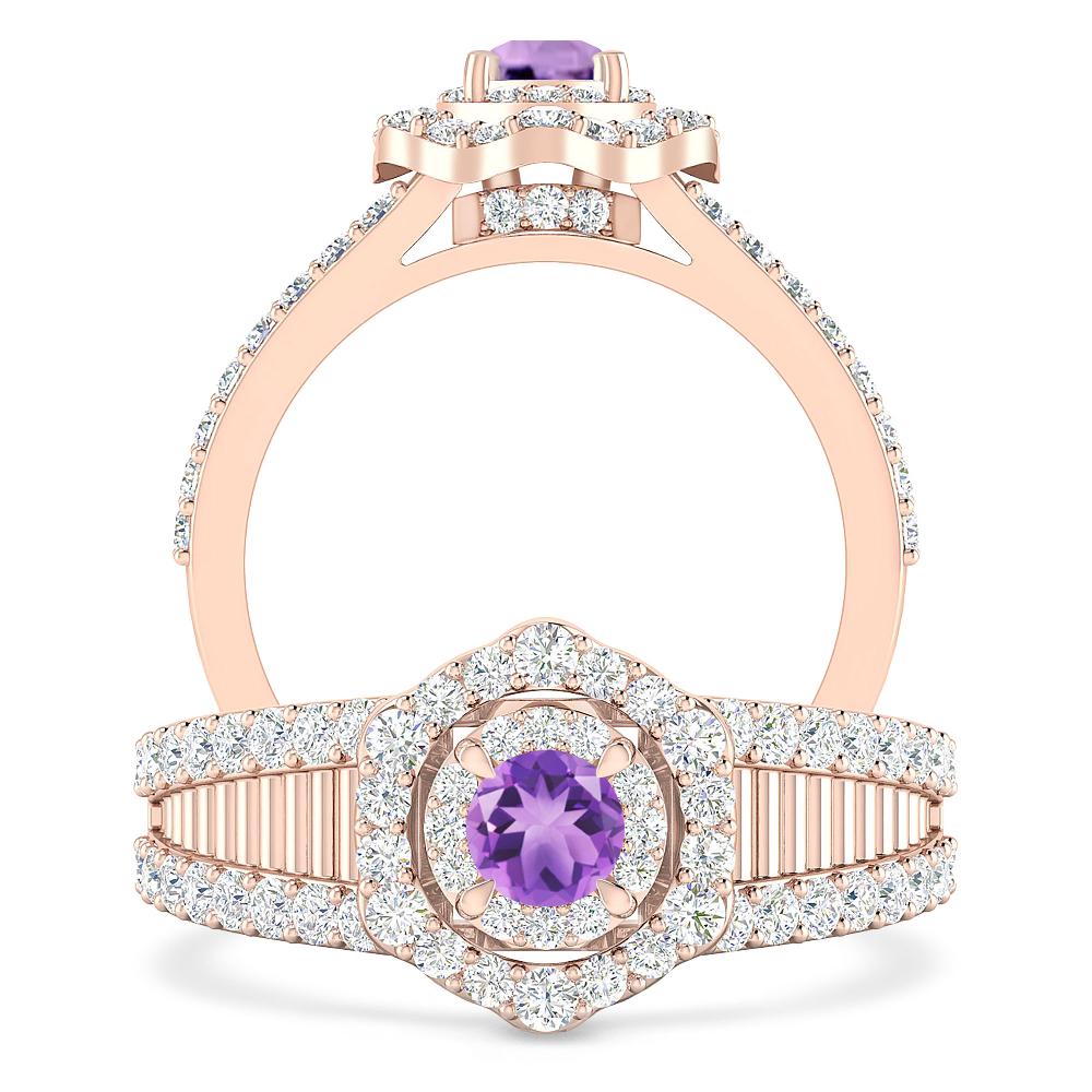 Rose Gold - Amethyst