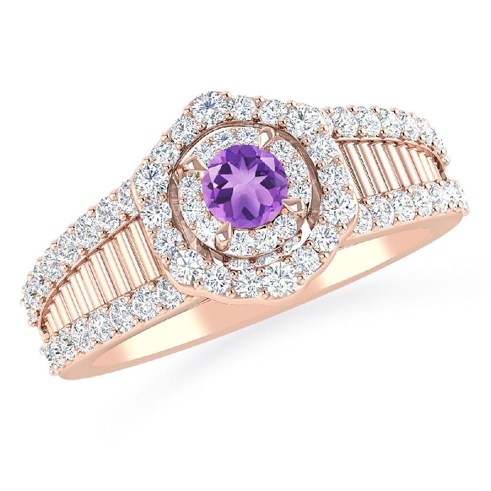 Rose Gold - Amethyst