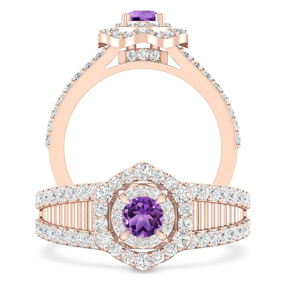 Rose Gold - Amethyst