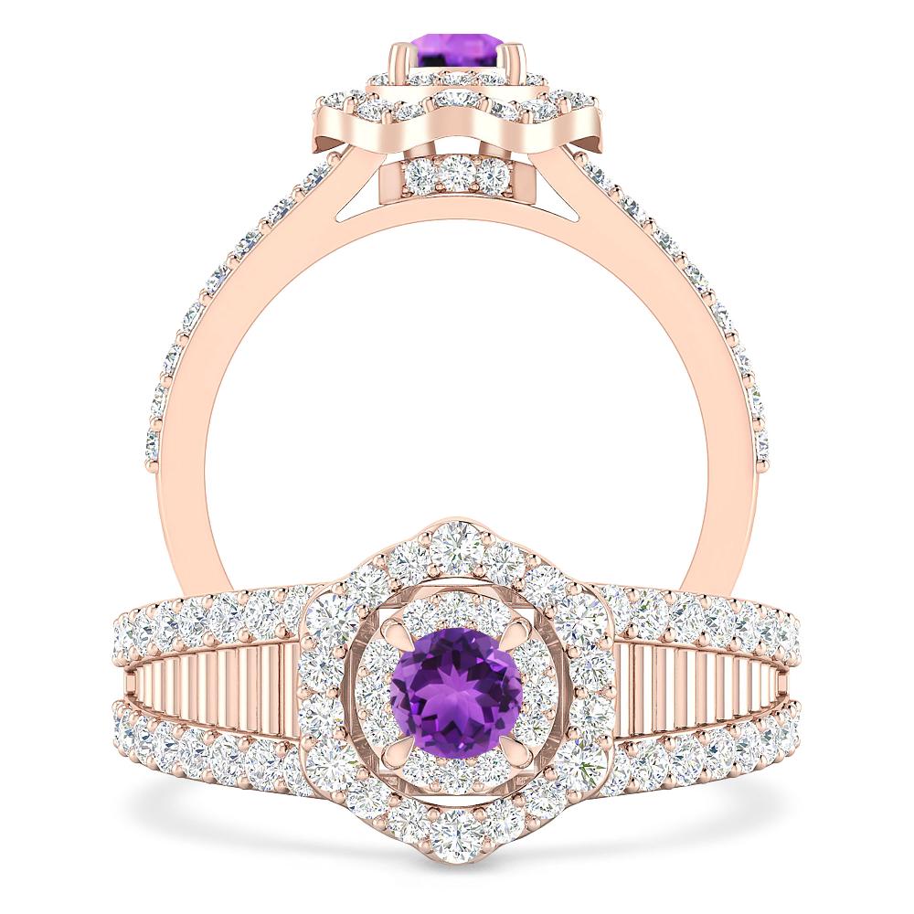 Rose Gold - Amethyst