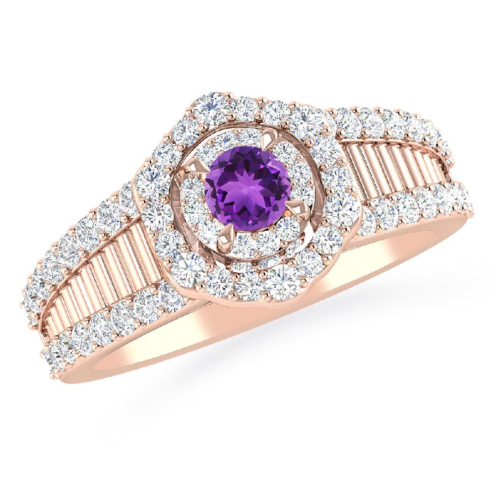 Rose Gold - Amethyst