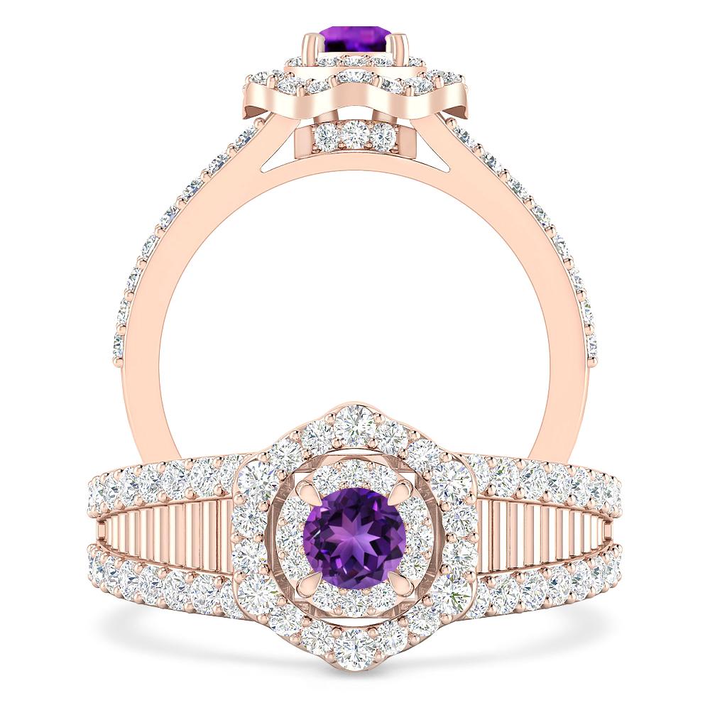 Rose Gold - Amethyst