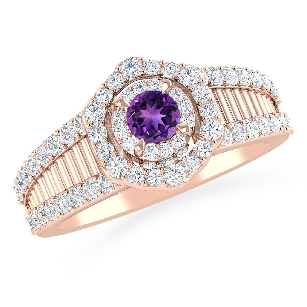 Rose Gold - Amethyst