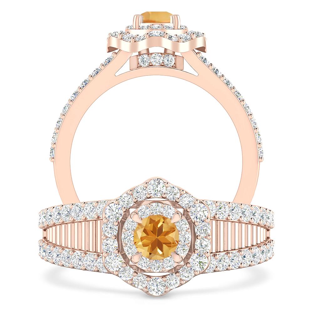 Rose Gold - Citrine