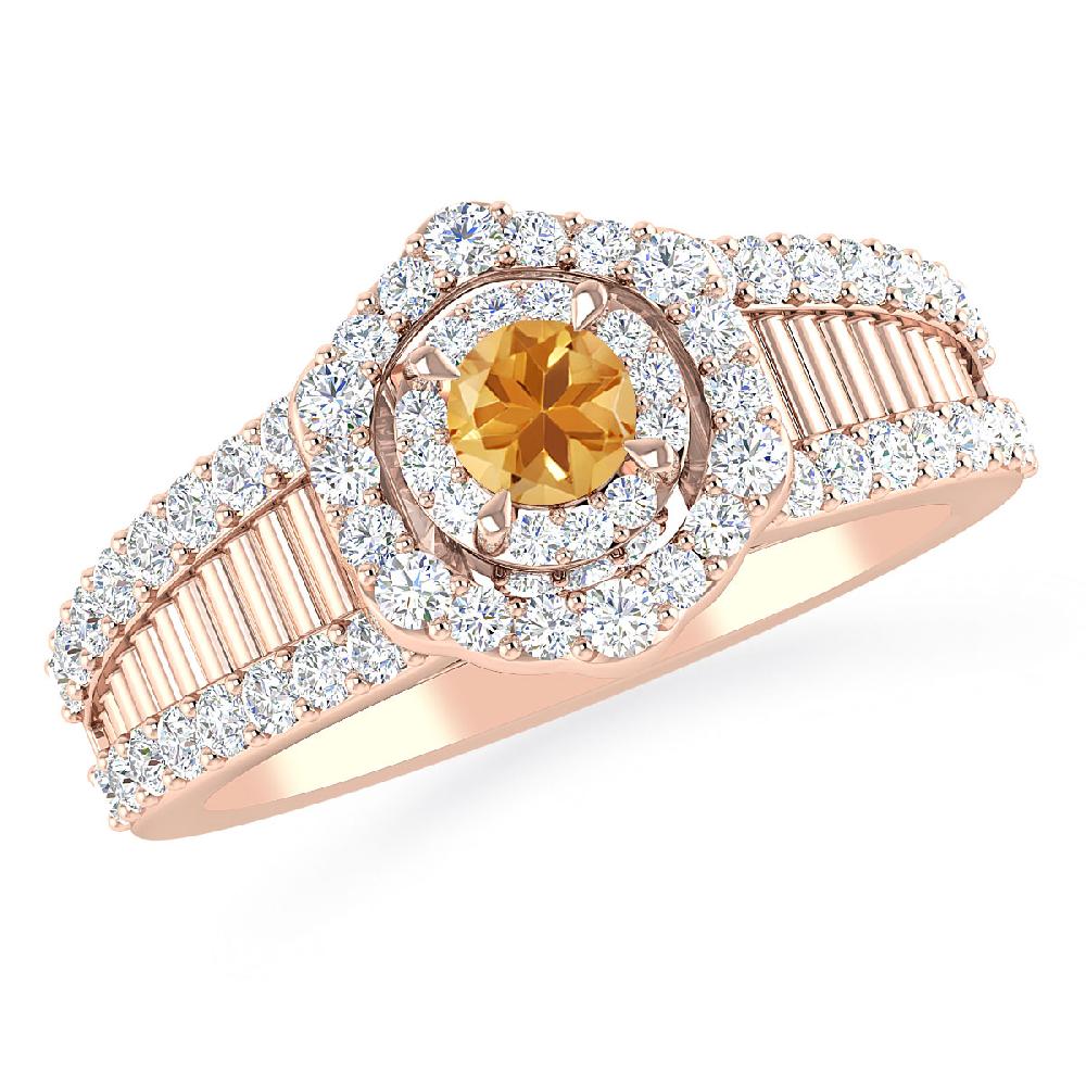 Rose Gold - Citrine