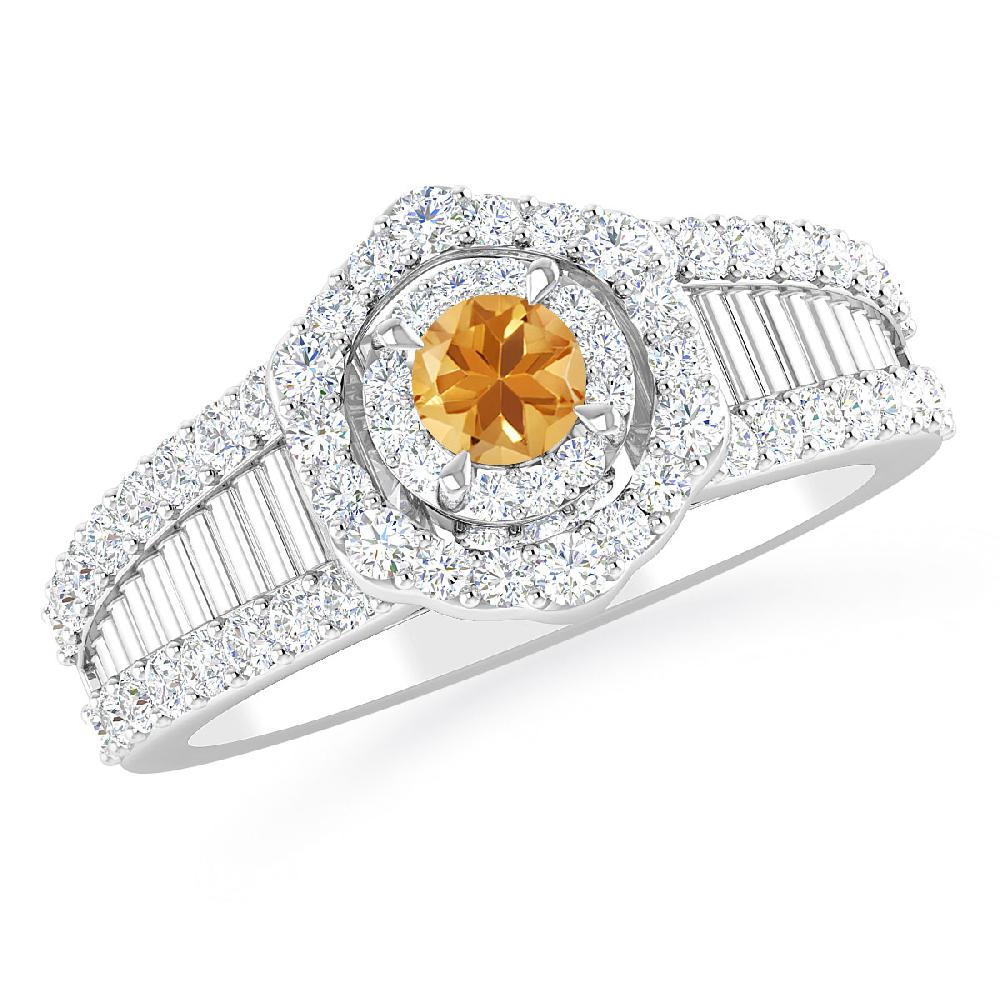 White Gold - Citrine