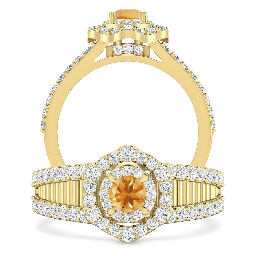 Yellow Gold - Citrine