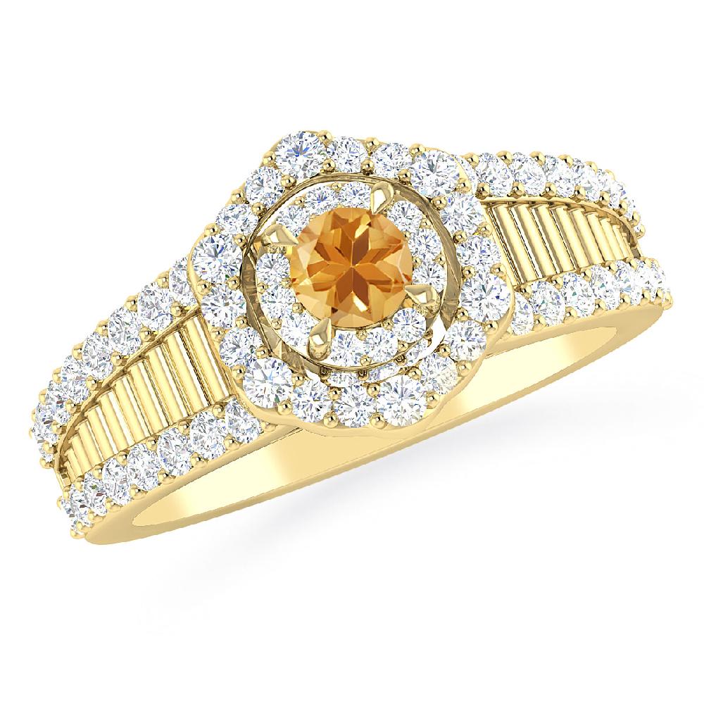 Yellow Gold - Citrine