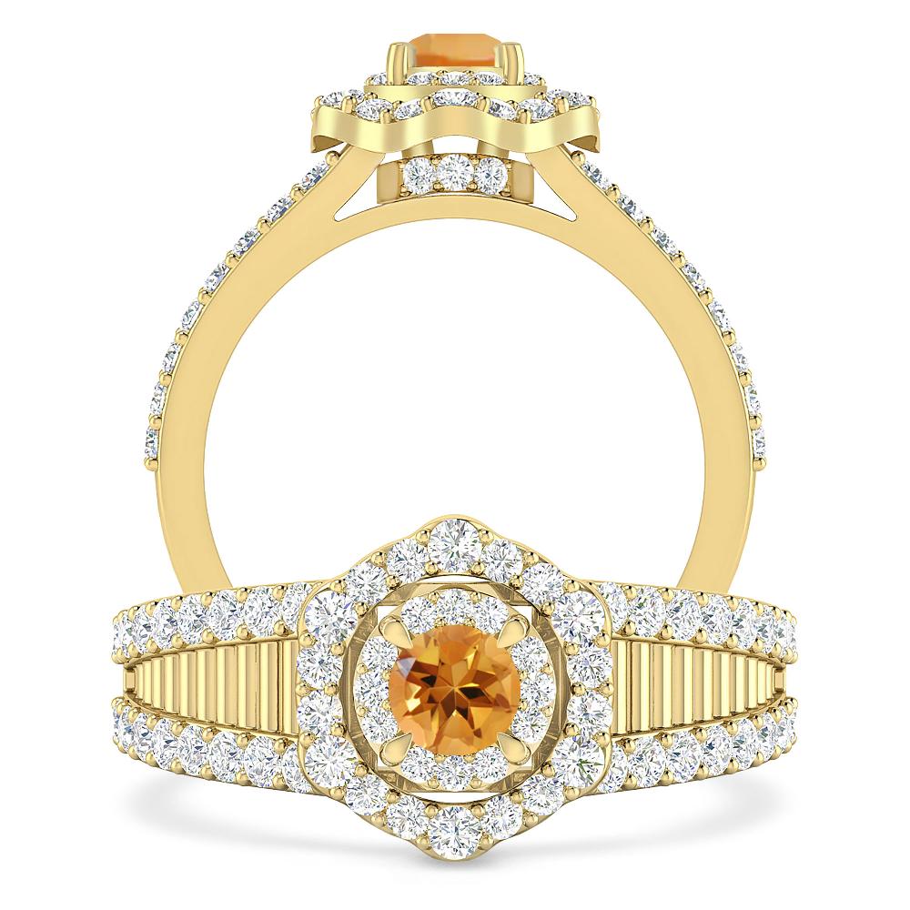 Yellow Gold - Citrine