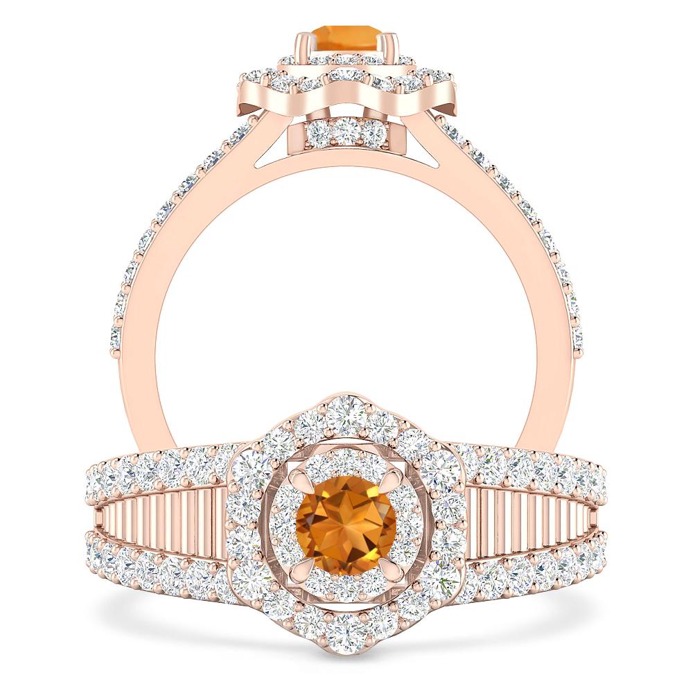 Rose Gold - Citrine