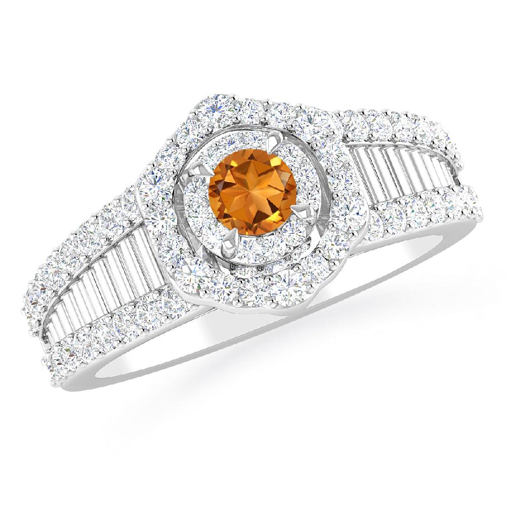 White Gold - Citrine