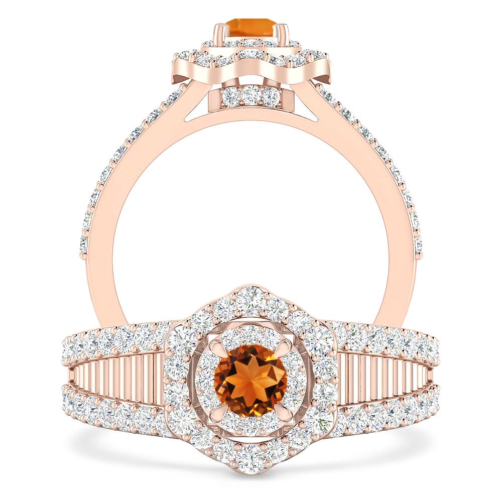 Rose Gold - Citrine