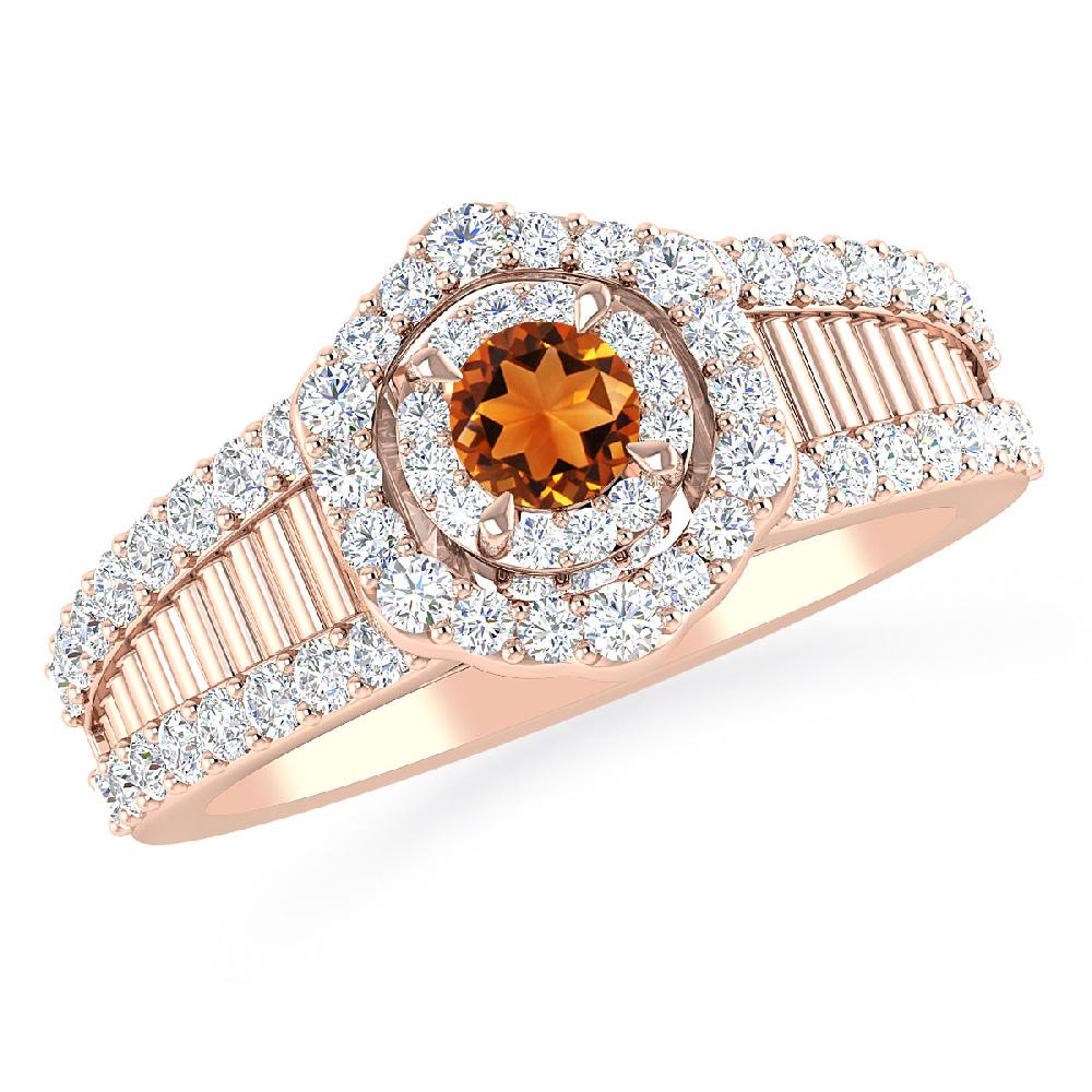 Rose Gold - Citrine