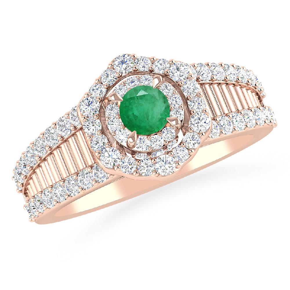 Rose Gold - Emerald