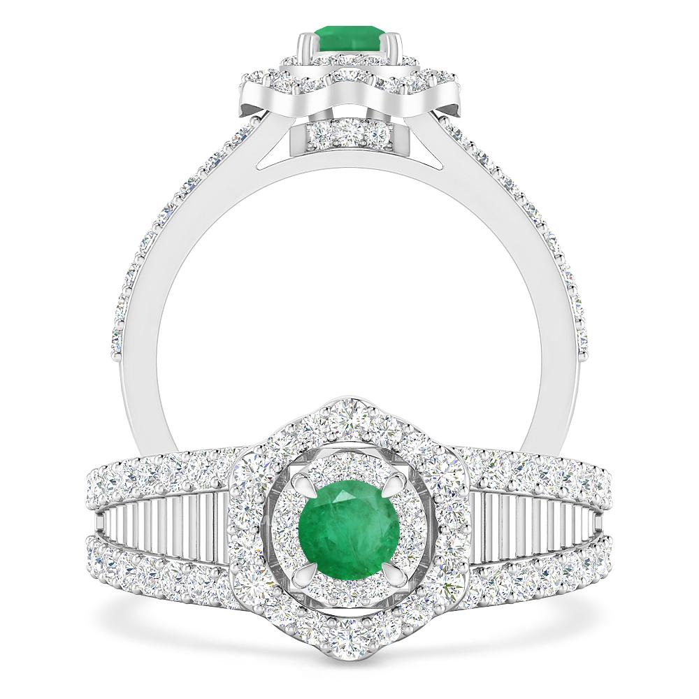 White Gold - Emerald