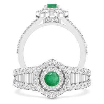 White Gold - Emerald