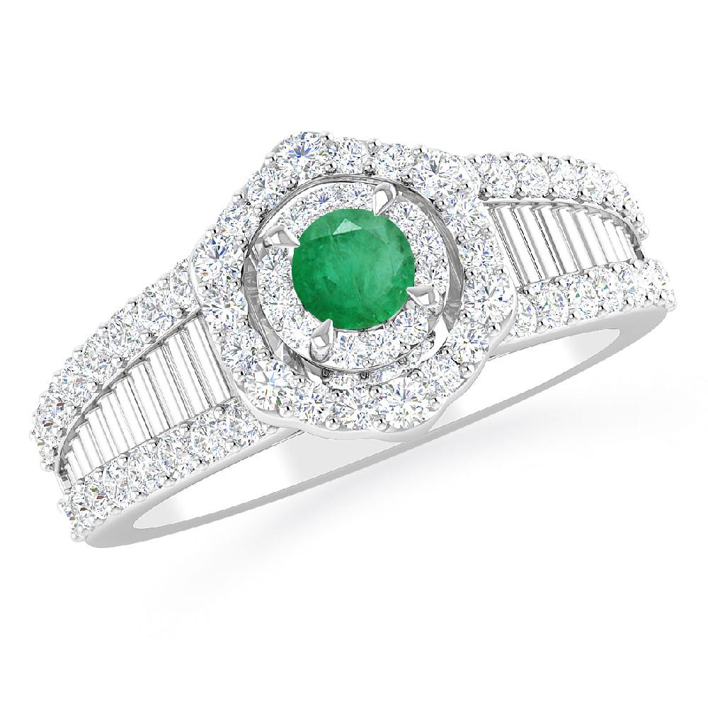 White Gold - Emerald