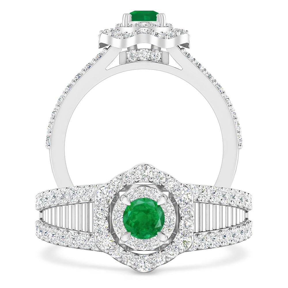 White Gold - Emerald