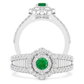 White Gold - Emerald