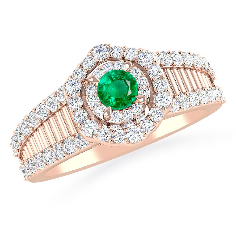 Rose Gold - Emerald