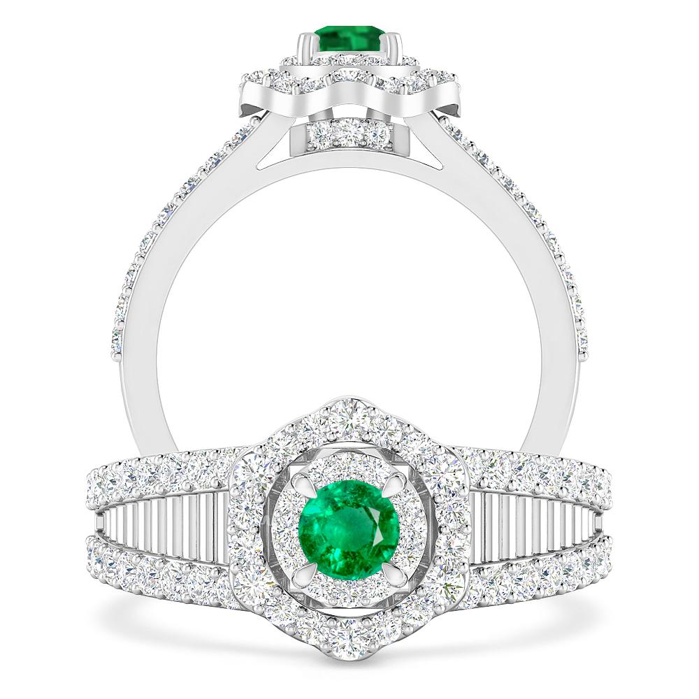 White Gold - Emerald